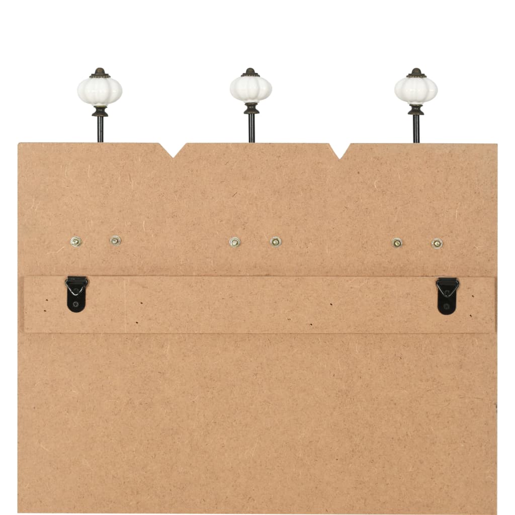 Perchero De Pared Live Life Con 6 Ganchos 120x40 Cm_5