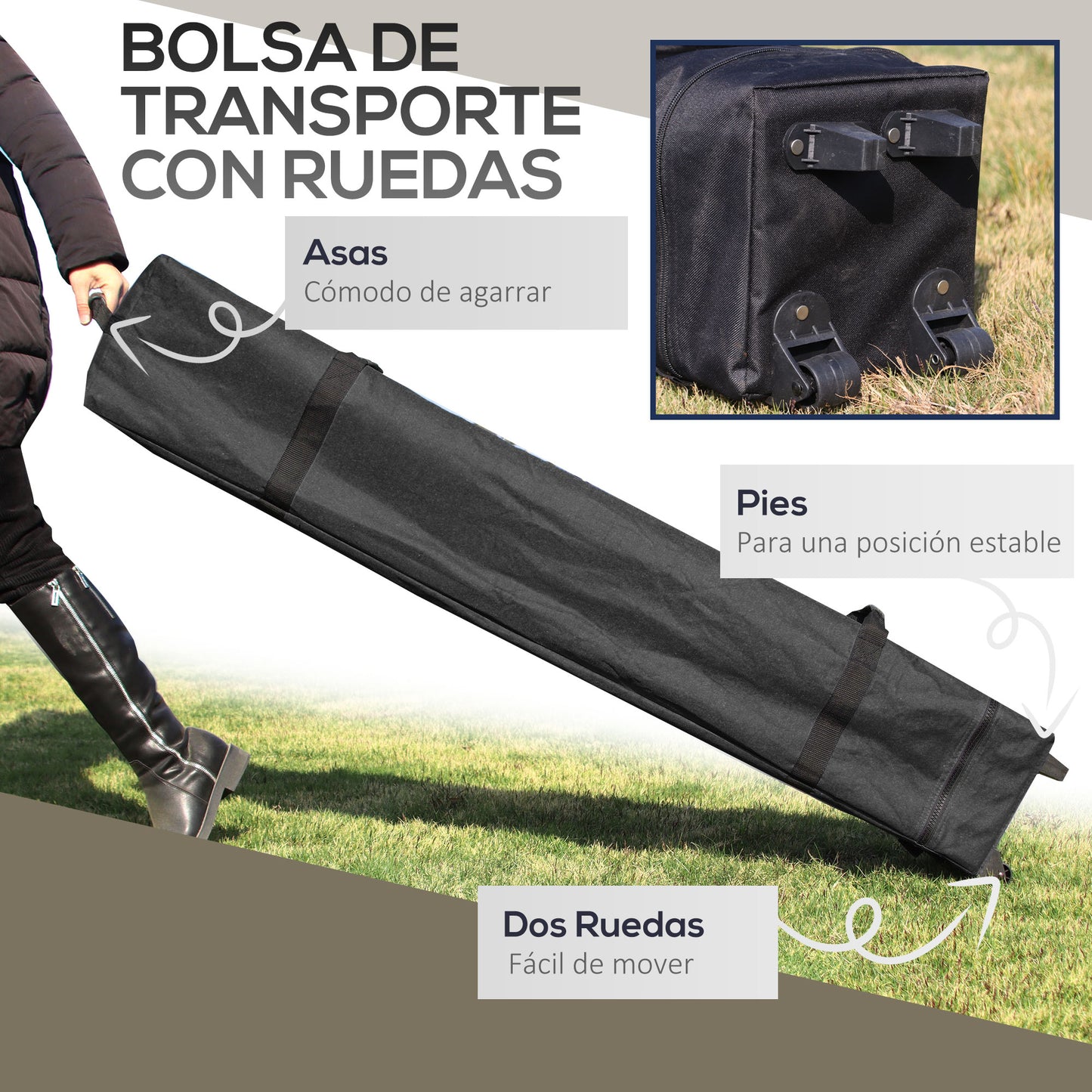 Outsunny Carpa Plegable Pop-up 4x4x2_3