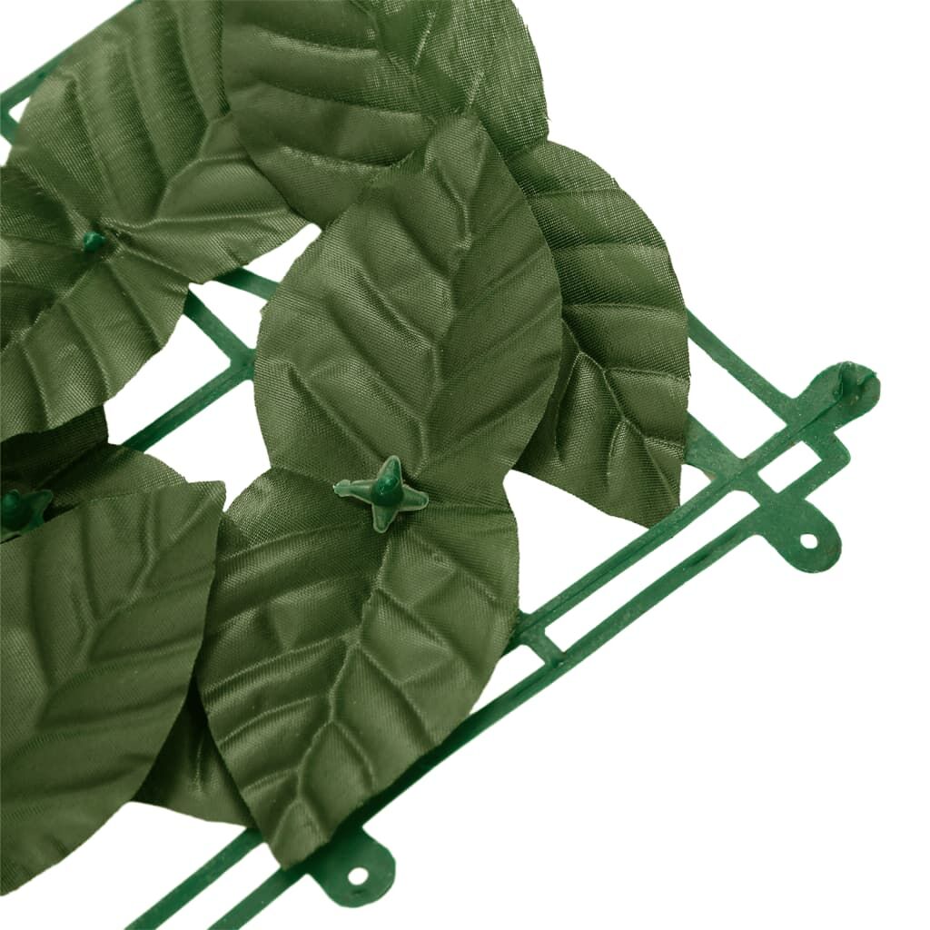 Vidaxl Valla De Privacidad De Balcón De Hojas Verde Oscuro 300x150 Cm_4