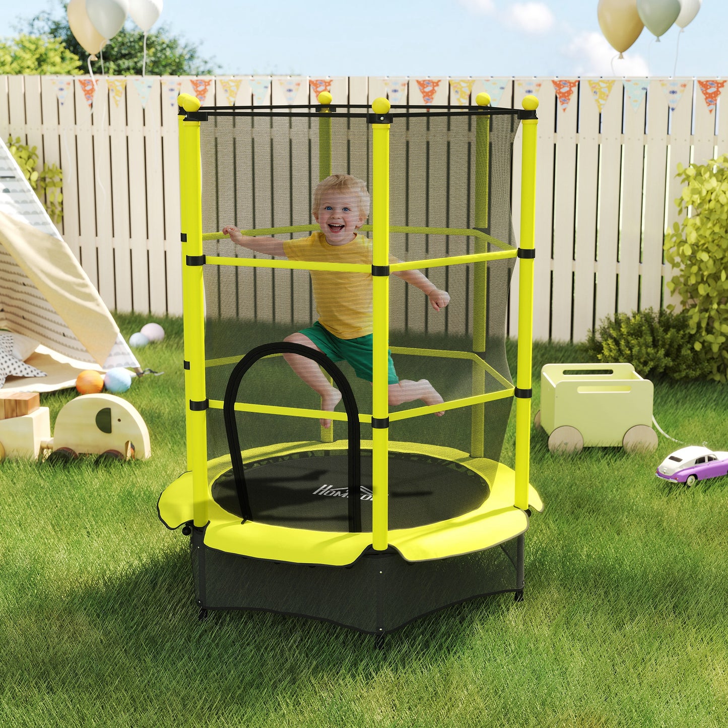 Homcom Cama Elástica Infantil Ø140 Cm_1