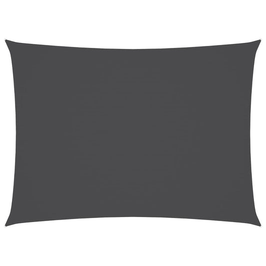 Vidaxl Toldo De Vela Rectangular Tela Oxford Gris Antracita 3x4,5 M_0