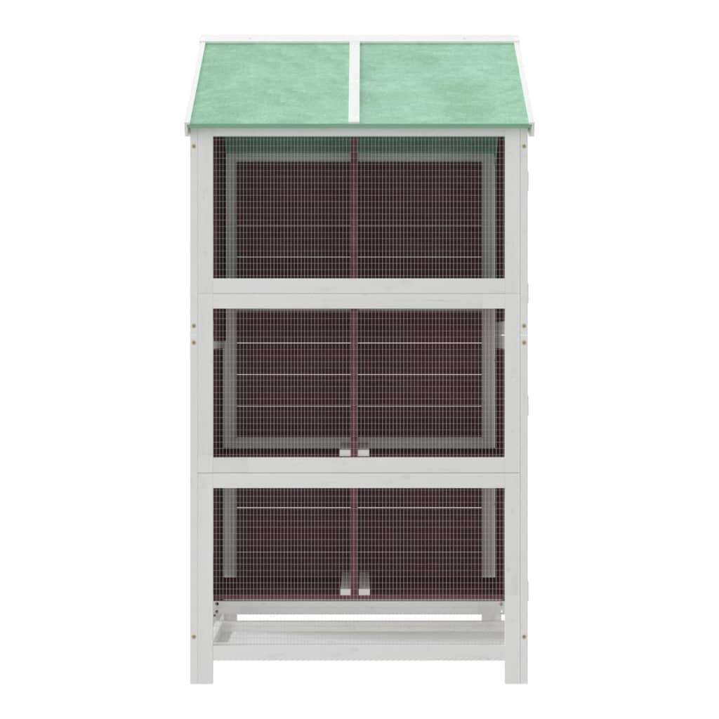 Vidaxl Casita Para Pájaros Madera Maciza Pino Color Moca 97x81x152 Cm_4