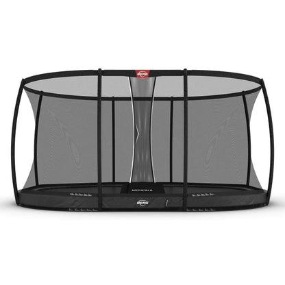 Cama Elastica Berg Inground Grand Champion 520 + Red Deluxe Gris Safety Net Deluxe Xl._0