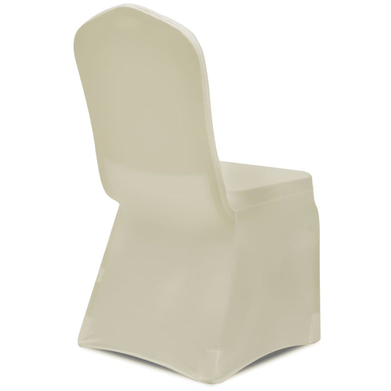 Vidaxl Funda De Silla Elástica 12 Unidades Crema_5