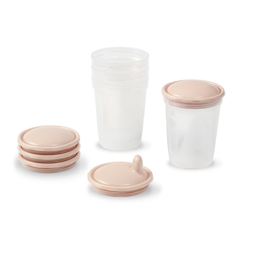 Recipientes Para La Leche Y Alimentos Pack 4 Unid. Beige_0