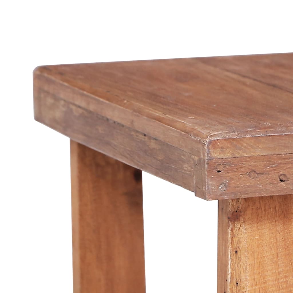 Mesa De Centro Madera Maciza De Caoba 60x45x23 Cm_1