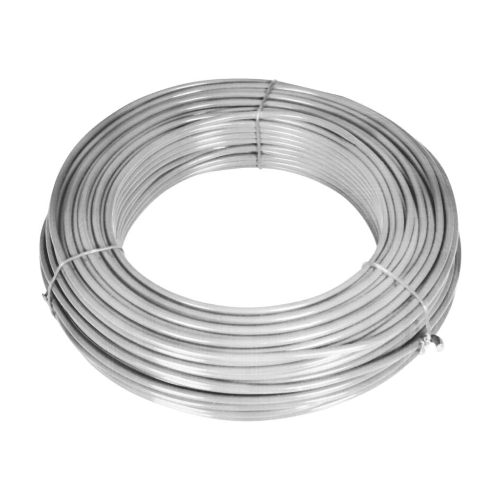 Valla Metálica Con Estacas Postes Acero Galvanizado 15x0,8 M / Vetonek_0