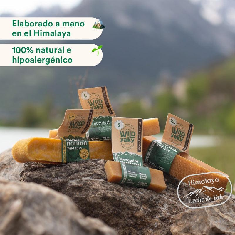 Mordedor Wild Yaky Golden Barrita de Leche de Yak del Himalaya con Cúrcuma Wild Balance 1 ud L+