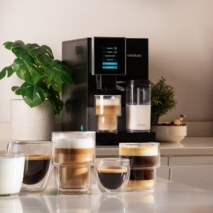 Cecotec Cafetera Superautomática Cremmaet Compactccino Black Silver_1
