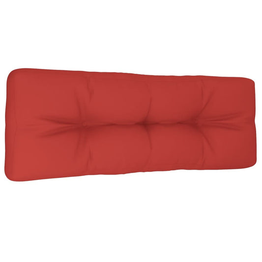 Vidaxl Cojín Para Sofá De Palets De Tela Rojo 120x40x12 Cm_0