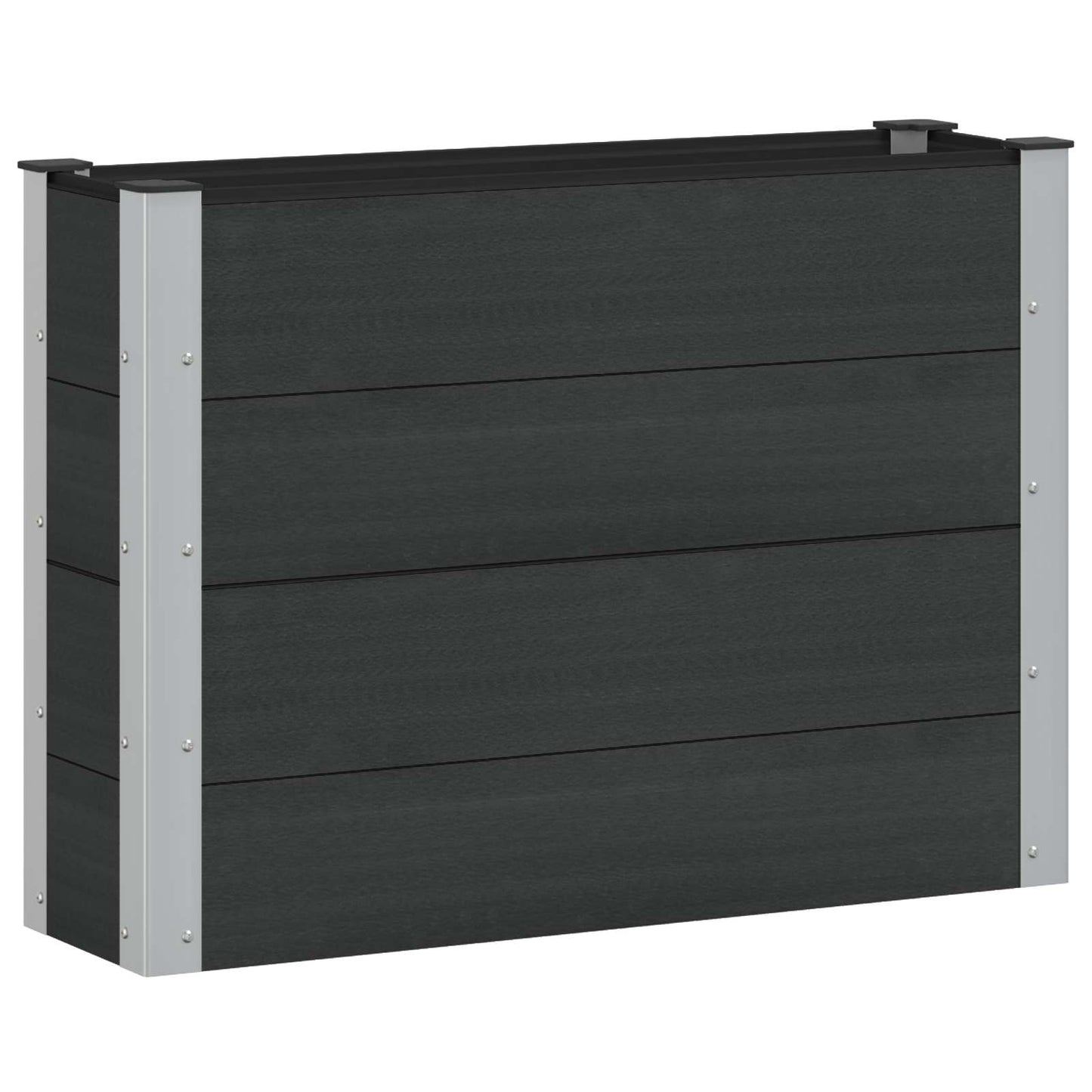 Arriate Elevado Negro 100 X 30 X 72 Cm_0