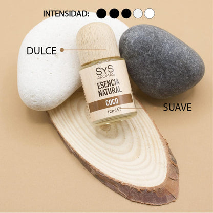 Esencia Natural Coco SYS Aromas 12 ml | Aroma Dulce y Afrutado | Para Quemadores y Humidificadores_2