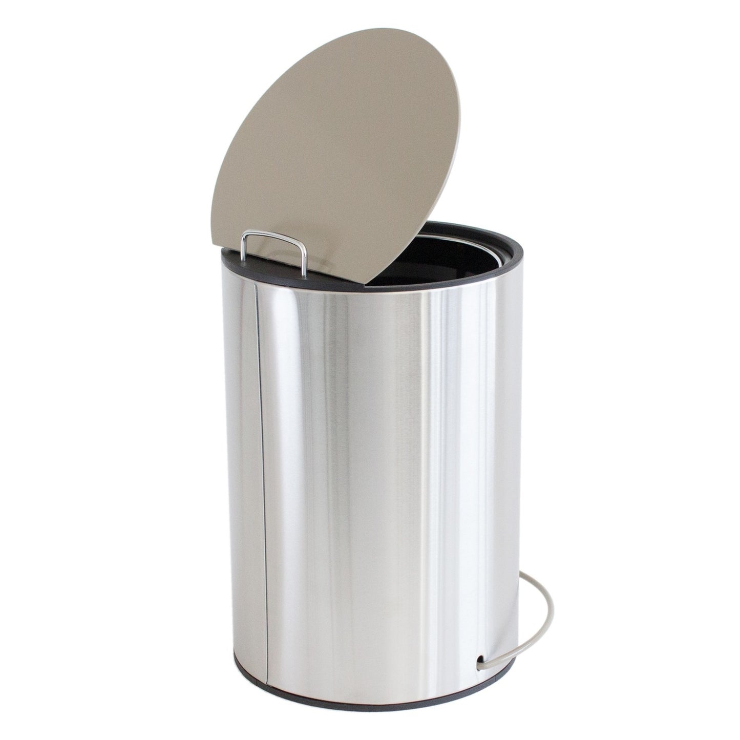 Cubo De Basura 5l, Cromado, 5 Litros_4