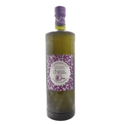 Aceite De Oliva Virgen Extra Macerado Al Ajo Morado 1 L Cristal_0