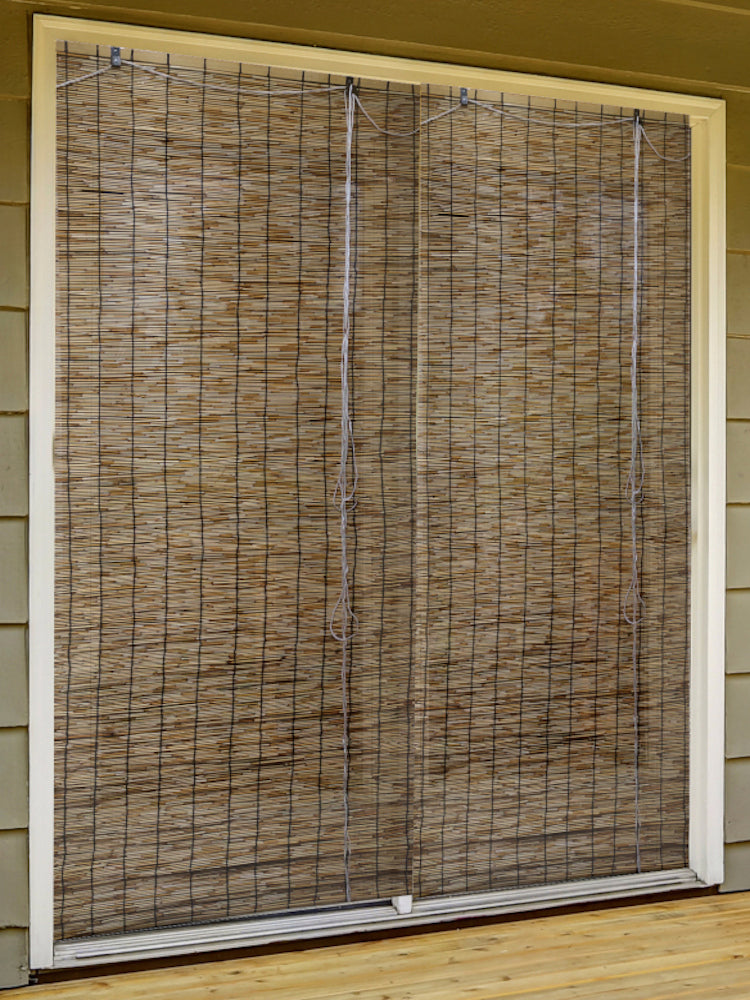 Estor Enrollable| Compuesto 100% Bambú Natural| Cortina Para Ventana O Puerta| Persiana Madera