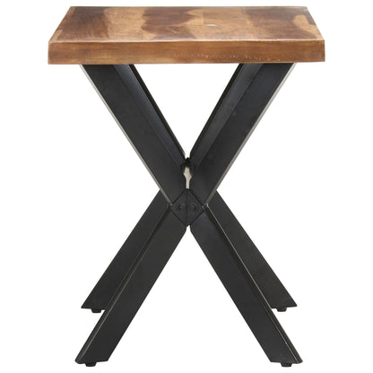 Mesa De Comedor De Madera Acacia Acabado Miel 120x60x75 Cm_1