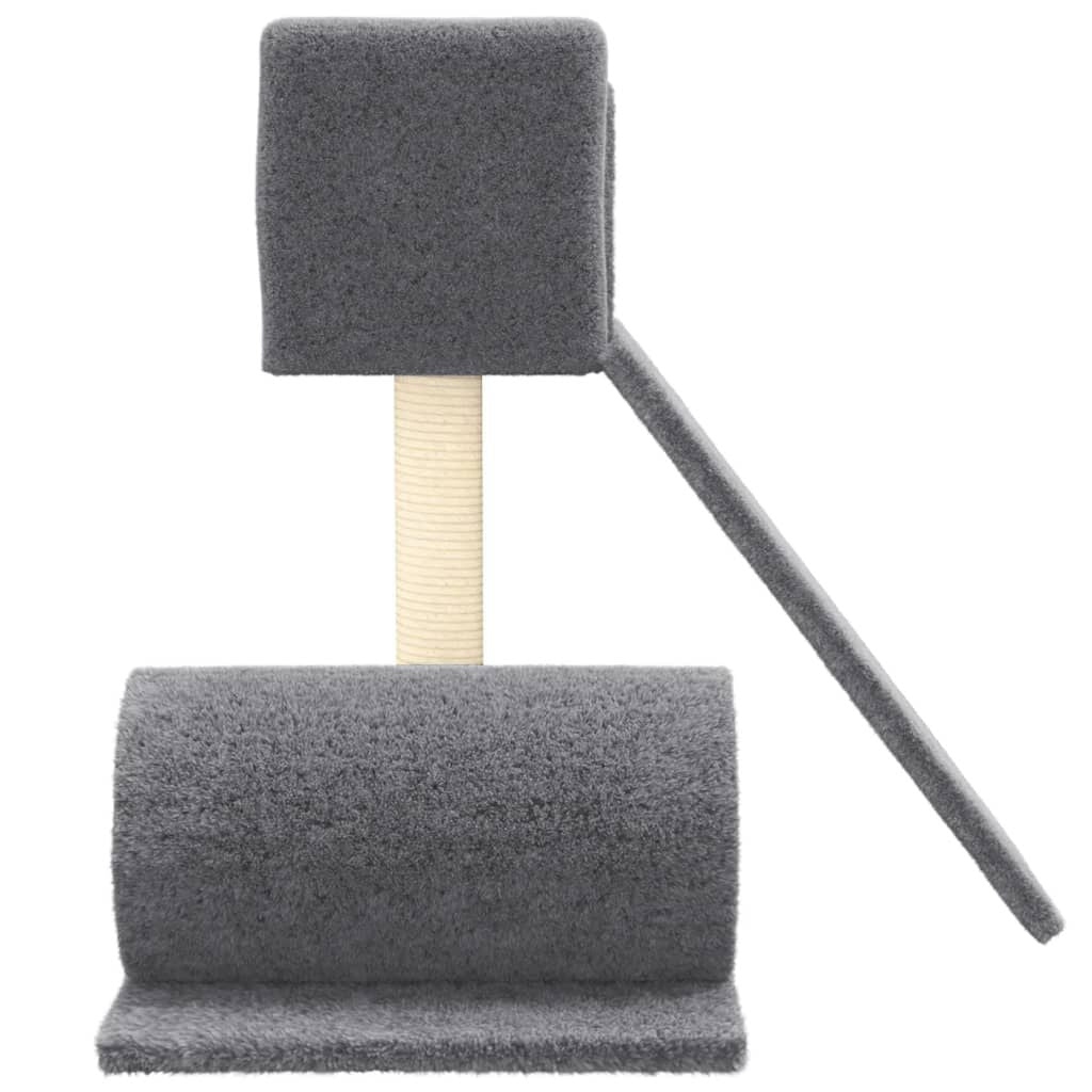 Vidaxl Rascador Para Gatos Con Postes De Sisal Gris Oscuro 59 Cm_3