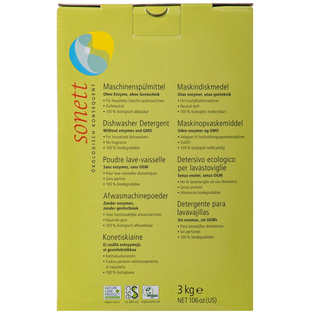 Abrillantador Lavavajillas Concentrado, 3kg, Abrillantador Ecológico Lavavajillas En Polvo_0