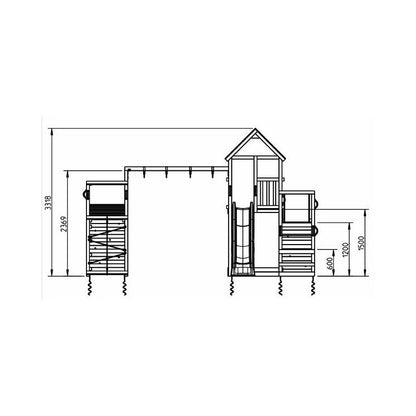 Parque Infantil Masgames Penthouse Xl Con Challenger.