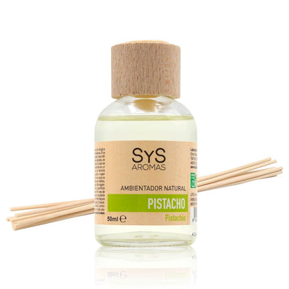 Ambientador Mikado Pistacho SYS Aromas 50 ml | Aroma Dulce y Gourmand | Cálido y Envolvente_0