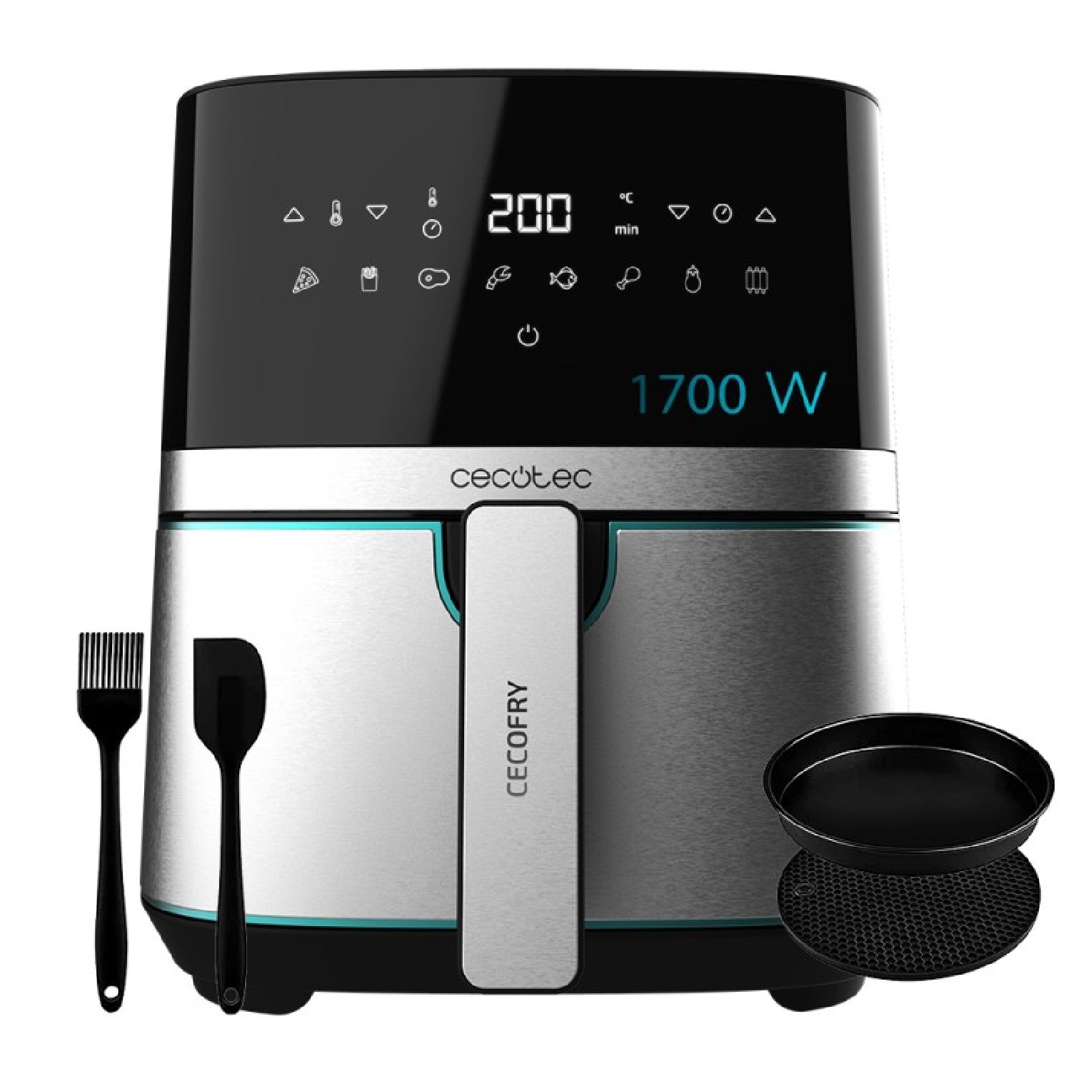 Freidora Sin Aceite Cecofry Full Inox 5500 Pro Con Accesorios Cecotec_0