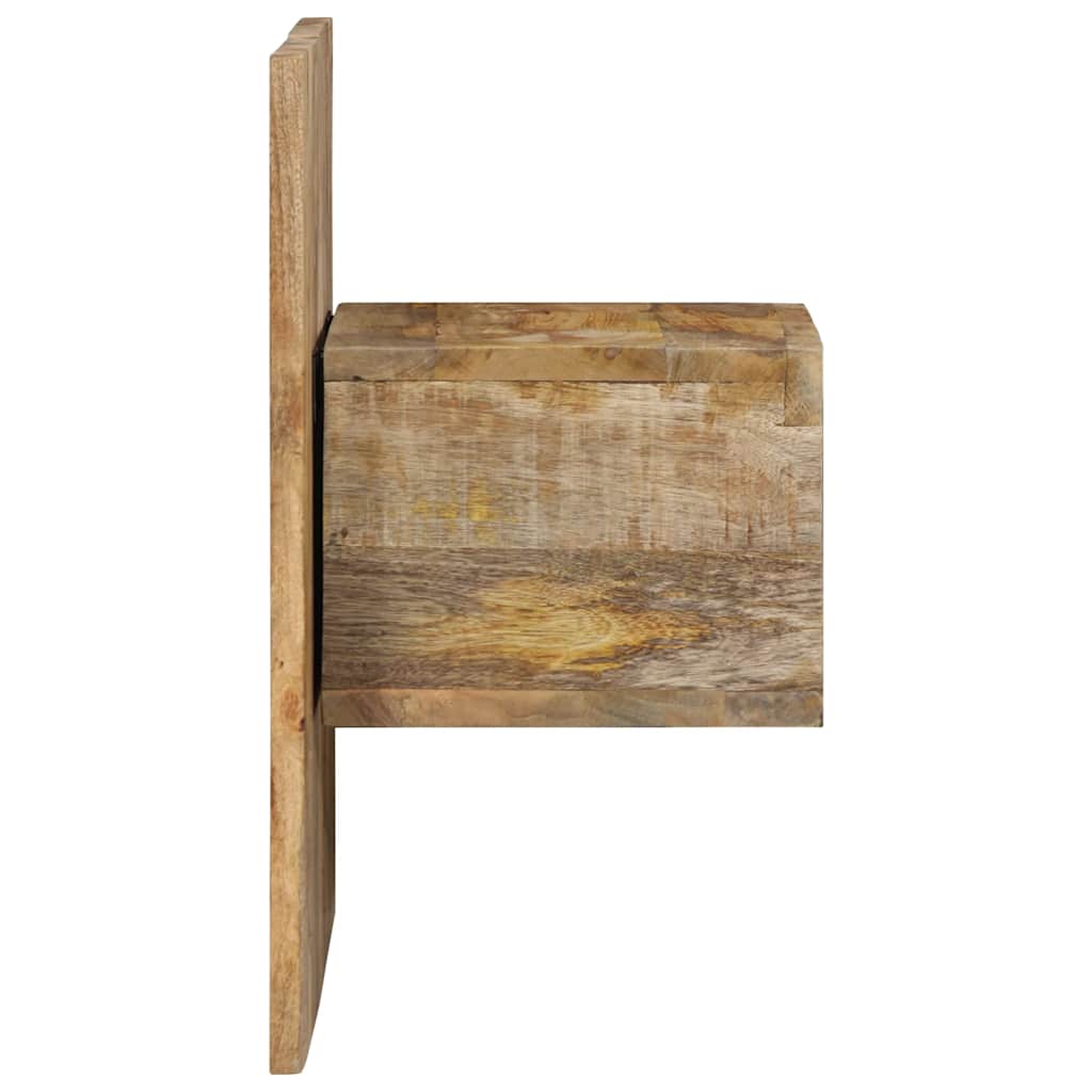 Mesita De Noche Madera Maciza De Mango 50x27x50 Cm_1
