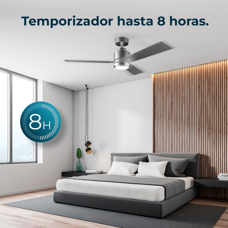 Cecotec Ventilador De Techo Con Luz Ventilador De Techo Energysilence Aero 4850 Style Steel_4