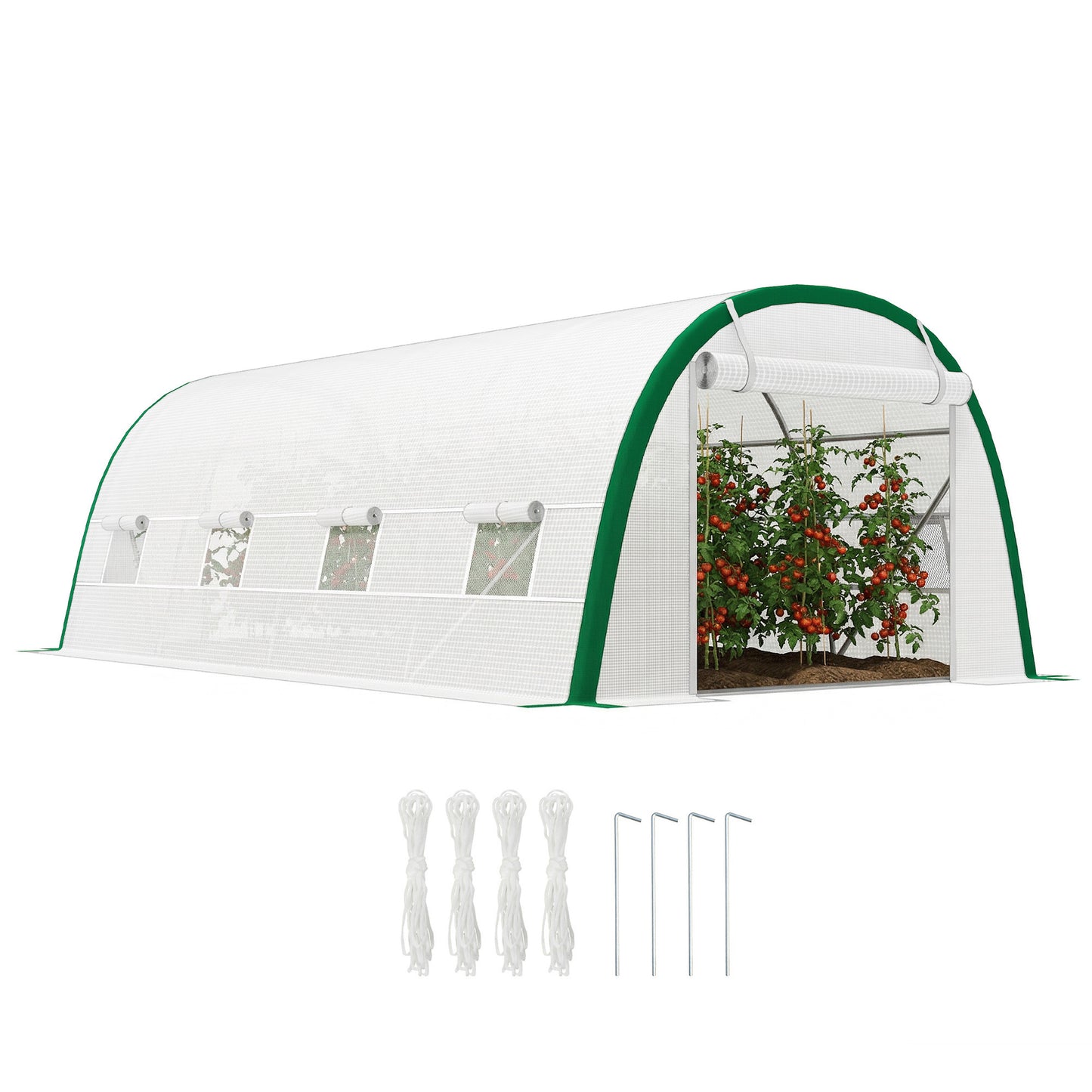 Outsunny Invernadero De Exterior 6x3x2 M_0