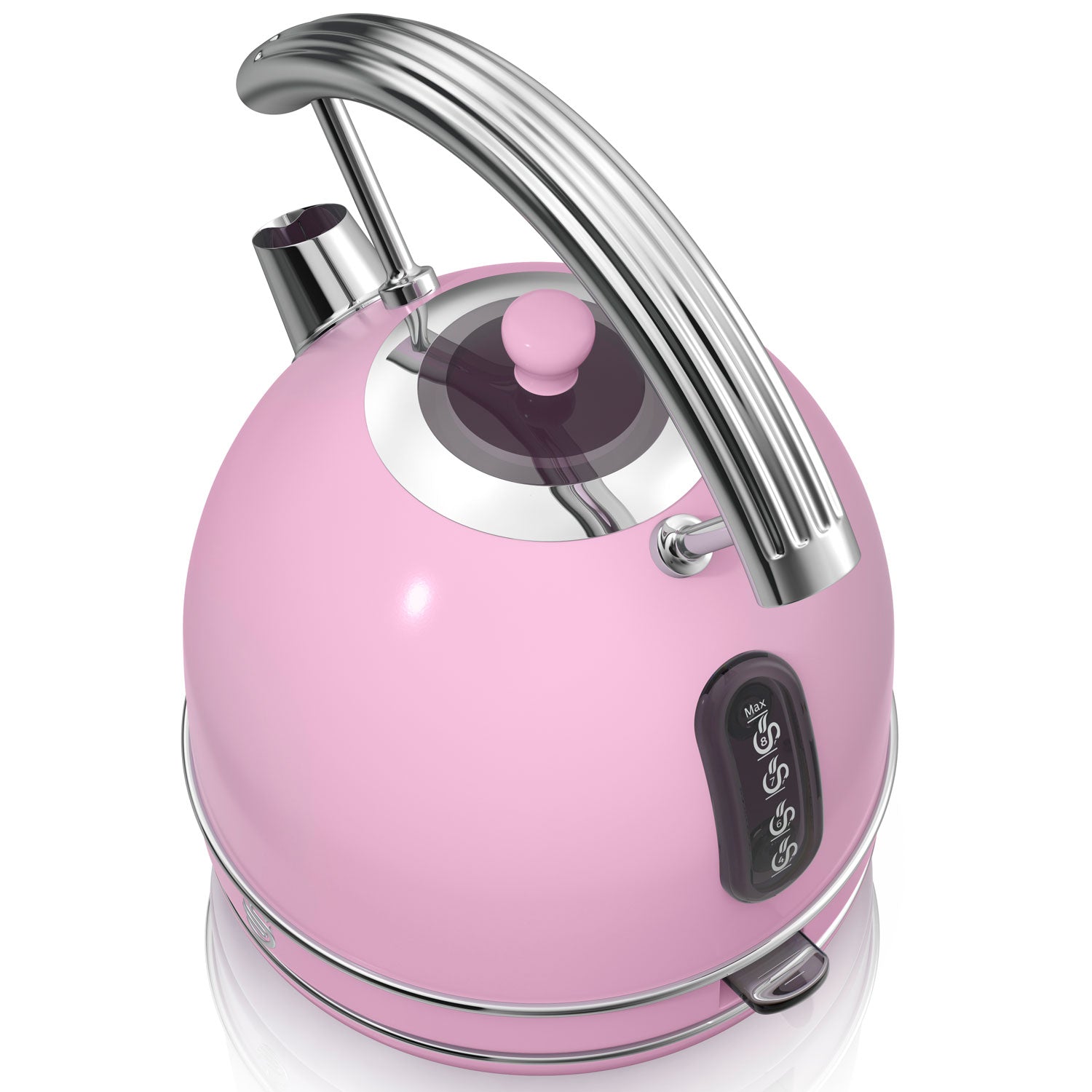 Swan Retro Hervidor Agua Eléctrico, 1,8 L, Resistencia Oculta Acero Inoxidable, Sin Bpa, Inalámbrico, Sk14630pneu, Rosa_4