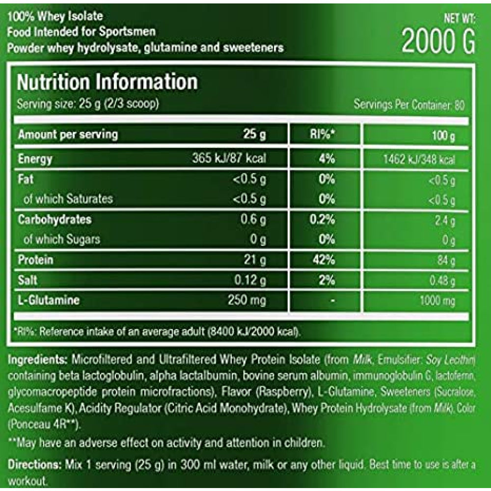 100% Hydro Isolate 700 Gr Fresa_1