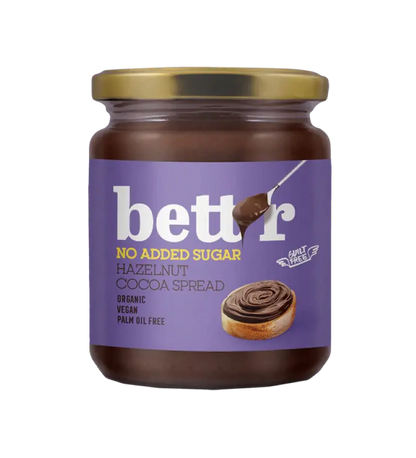 Crema De Cacao Avellana Sin Azúcar Bett's 250g Bio_0
