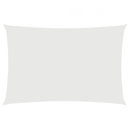 Vidaxl Toldo De Vela Rectangular Tela Oxford Blanco 2x4 M_0