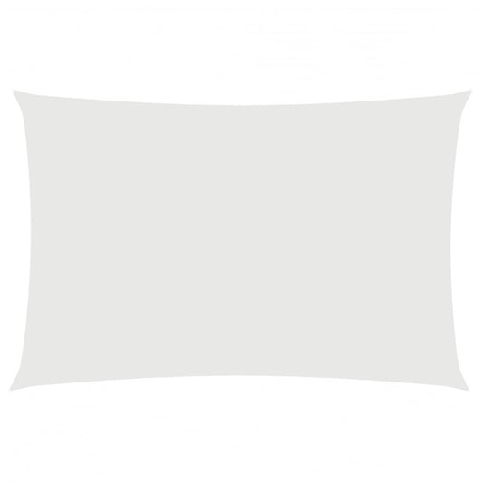 Vidaxl Toldo De Vela Rectangular Tela Oxford Blanco 2x4 M_0