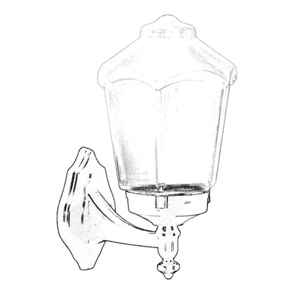 Aplique De Pared Para Exterior, Abs , Negro, 25x20x34, Casquillo E 27 Max 60 W_1