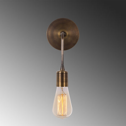 Aplique De Pared Colgante, Metal , Vintage, 6x12x27, Casquillo E 27 Max 40 W_2