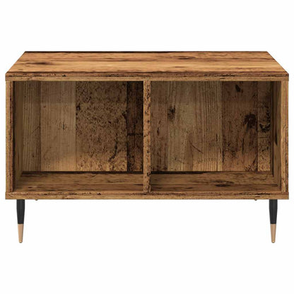 Mesa De Centro Madera Ingeniería Madera Envejecida 60x50x36,5cm_2