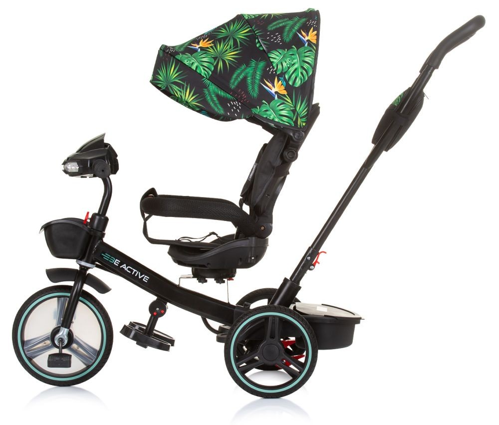 Triciclo Con Capota Y Mango Parental Be Active Jungle_1