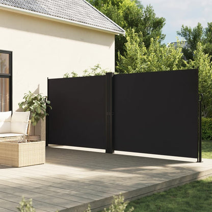 Vidaxl Toldo Lateral Retráctil Negro 160x1000 Cm_1