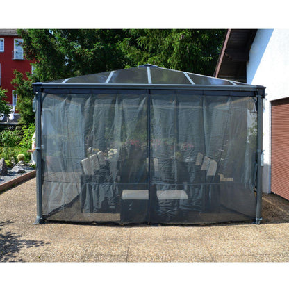 Set Mosquiteras para gazebo cenador Palermo 3000/3500/3600 + Milano 3000 + Martinique 3600 Canopia by Palram