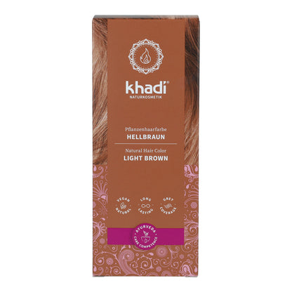 Tinte natural color castaño claro, Khadi, 100 g