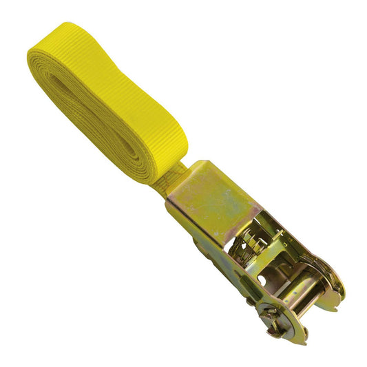 Cinta  Amarre Con Ratchet Ancho 25 Mm. X  Longitud 4 Metros. 1 Pieza_0