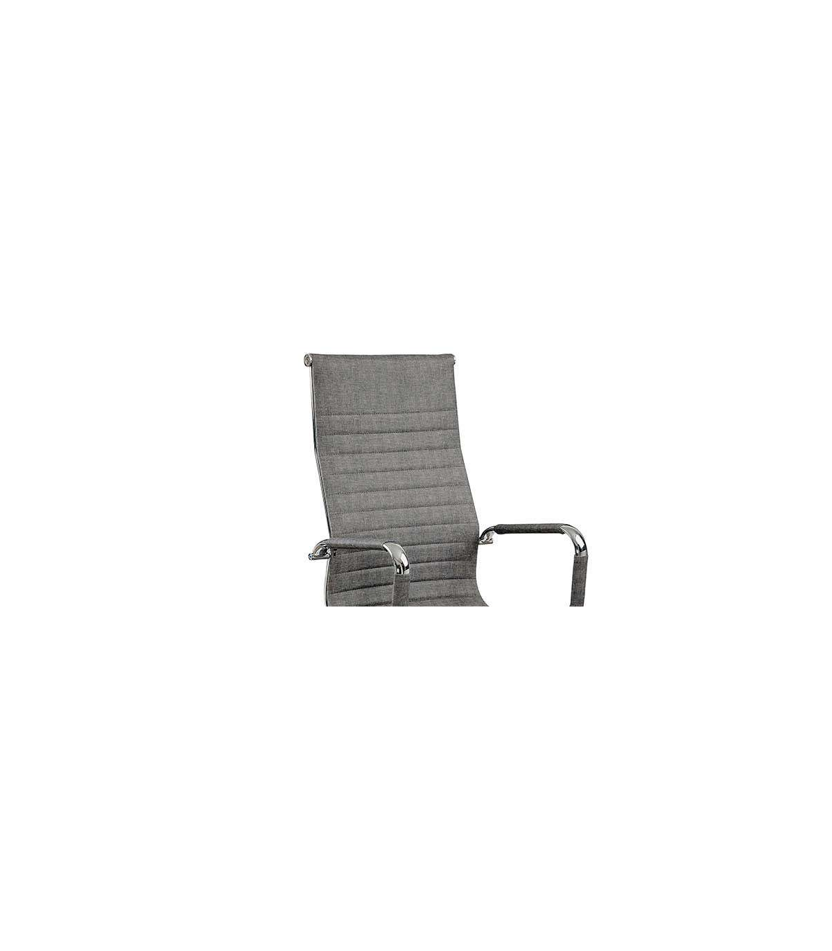 Silla Despacho Giratoria Elevable Acabado Gris Ceniza, 60 Cm(ancho) 108-115 Cm(altura) 66_2