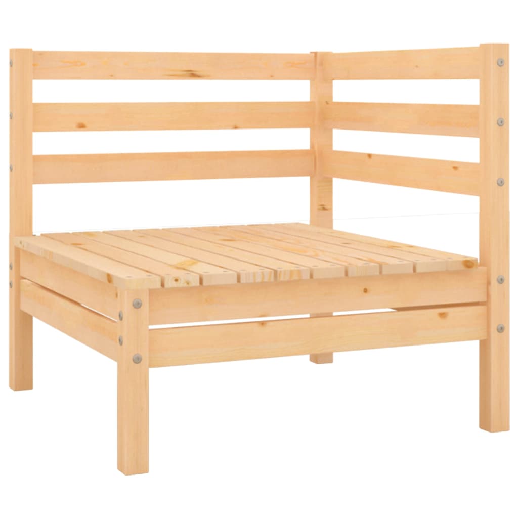 Juego De Muebles De Jardín 5 Piezas Madera Maciza De Pino / Vetonek_1
