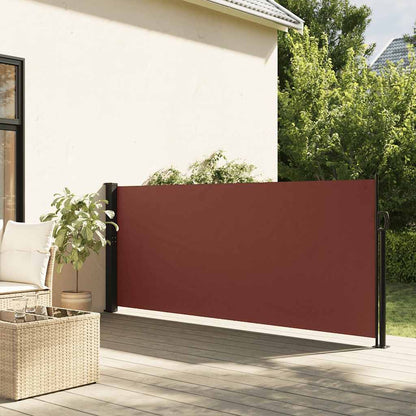 Vidaxl Toldo Lateral Retráctil Marrón 100x300 Cm_1