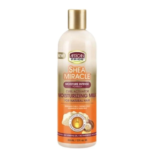 Leche Hidratante Activadora De Rizos African Pride Shea Miracle 355ml_0