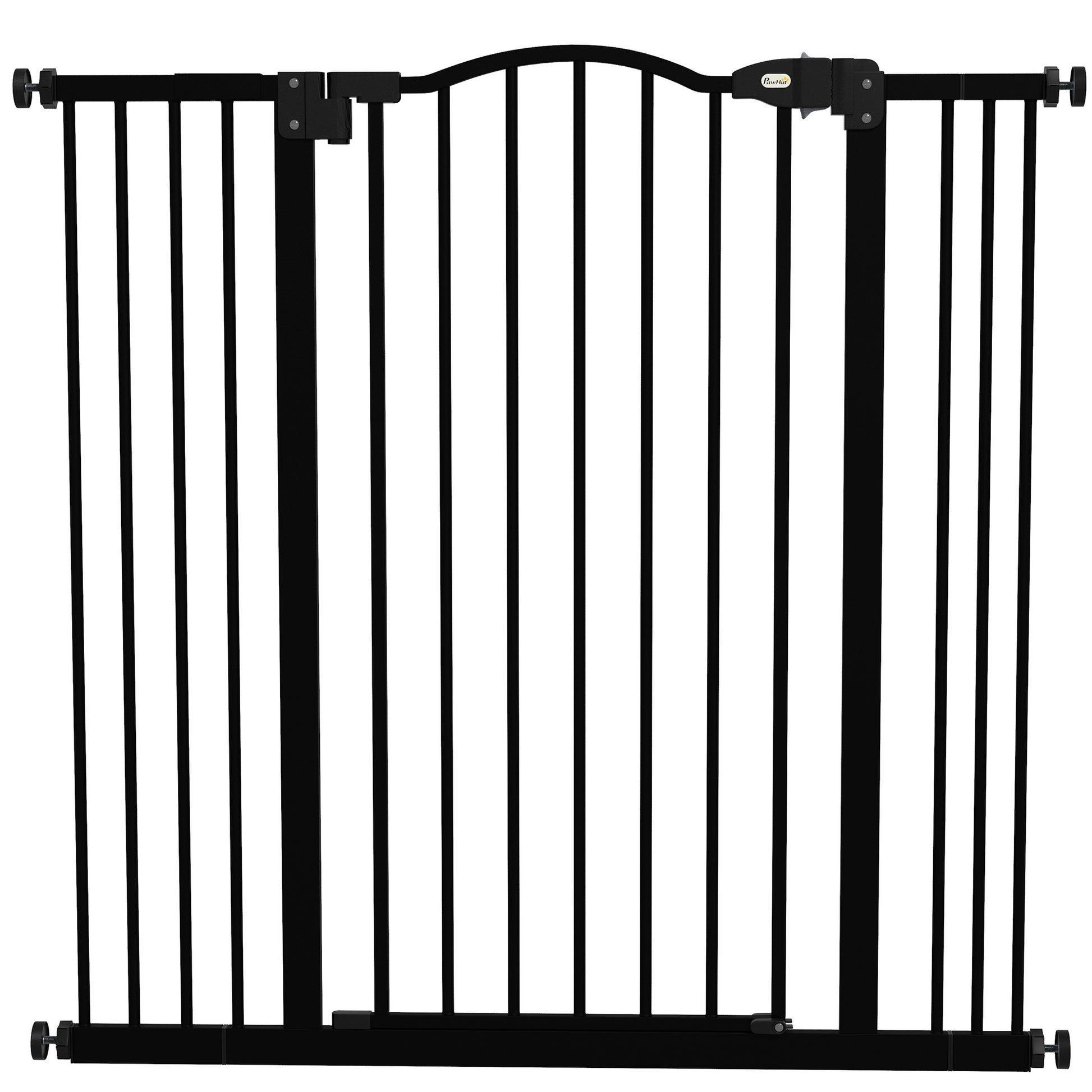 Pawhut Barrera Para Perros Con Ancho Ajustable 74-100 Cm Negro_0