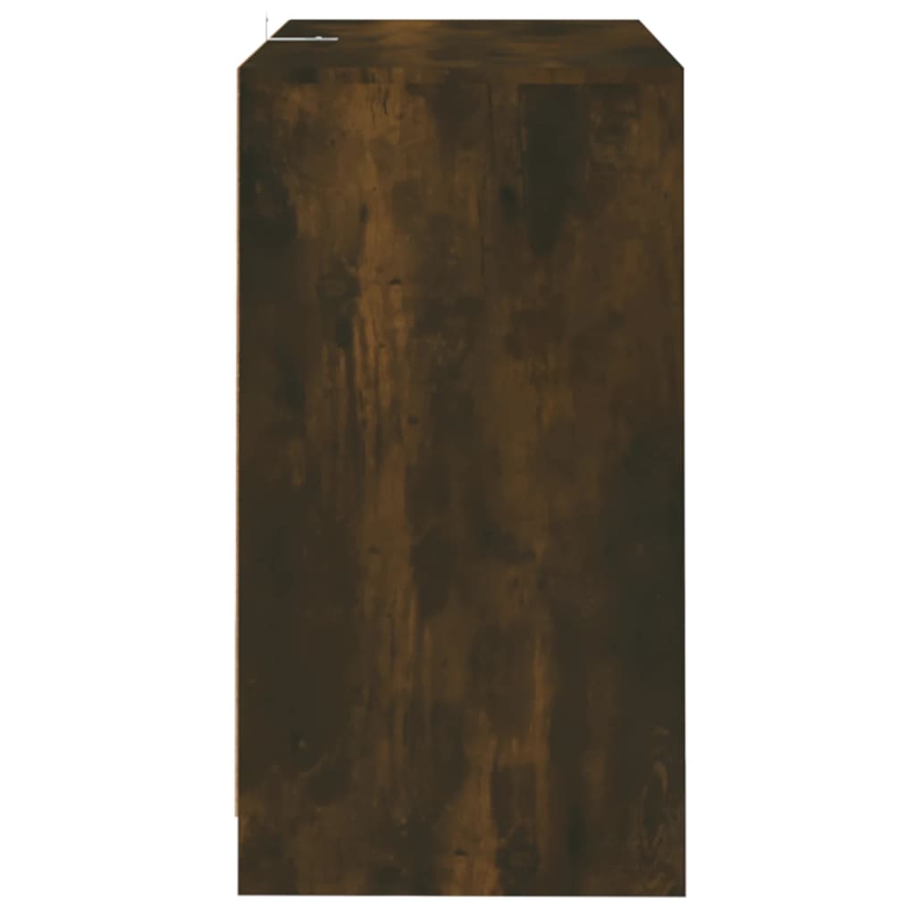 Aparador Madera Contrachapada Color Roble Ahumado 70x41x75 Cm / Vetonek_2