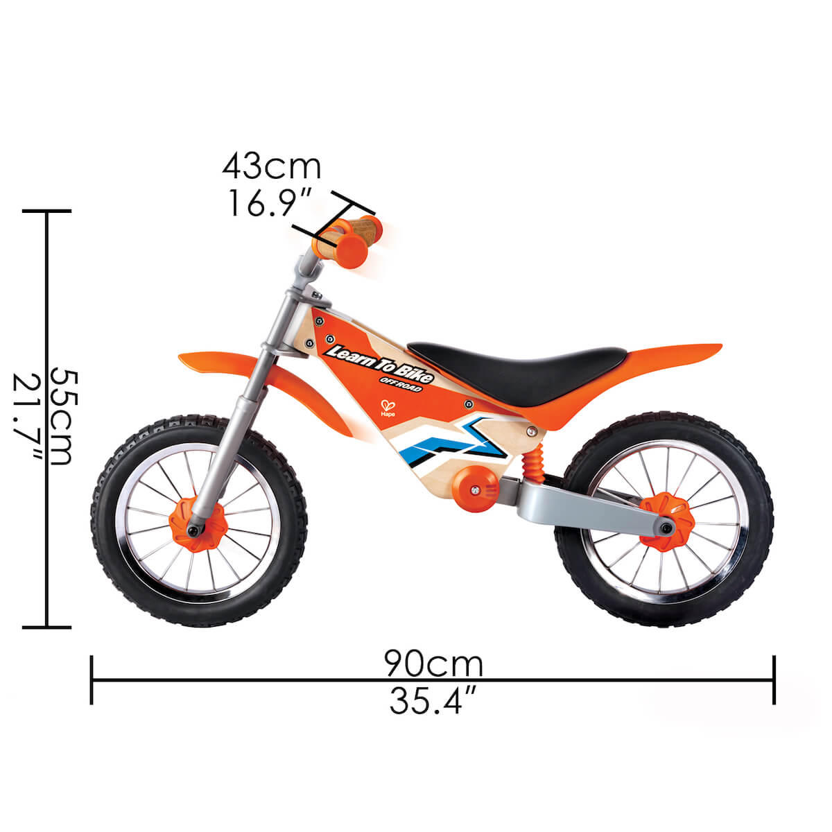 Bicicleta Equilibrio Cross Hape_3