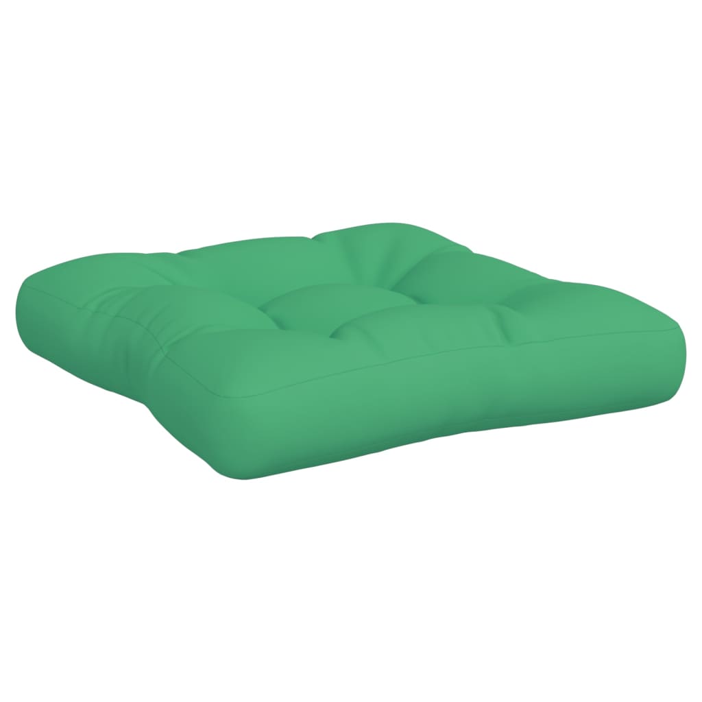 Vidaxl Cojines Para Palets 2 Unidades Tela Verde_5