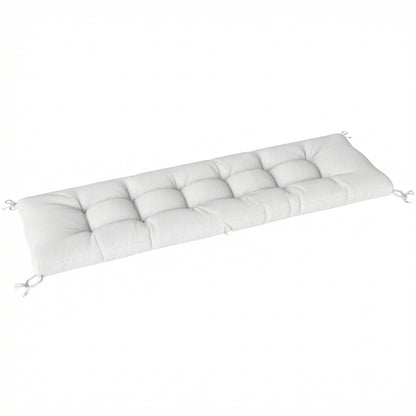 Outsunny Cojín Para Banco Y Tumbona Protección Uv50+ 198x65x13 Cm Crema_0